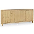 Buffet chêne 4 portes - 80Lx22Px33H