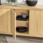 Buffet chêne 4 portes - 80Lx22Px33H