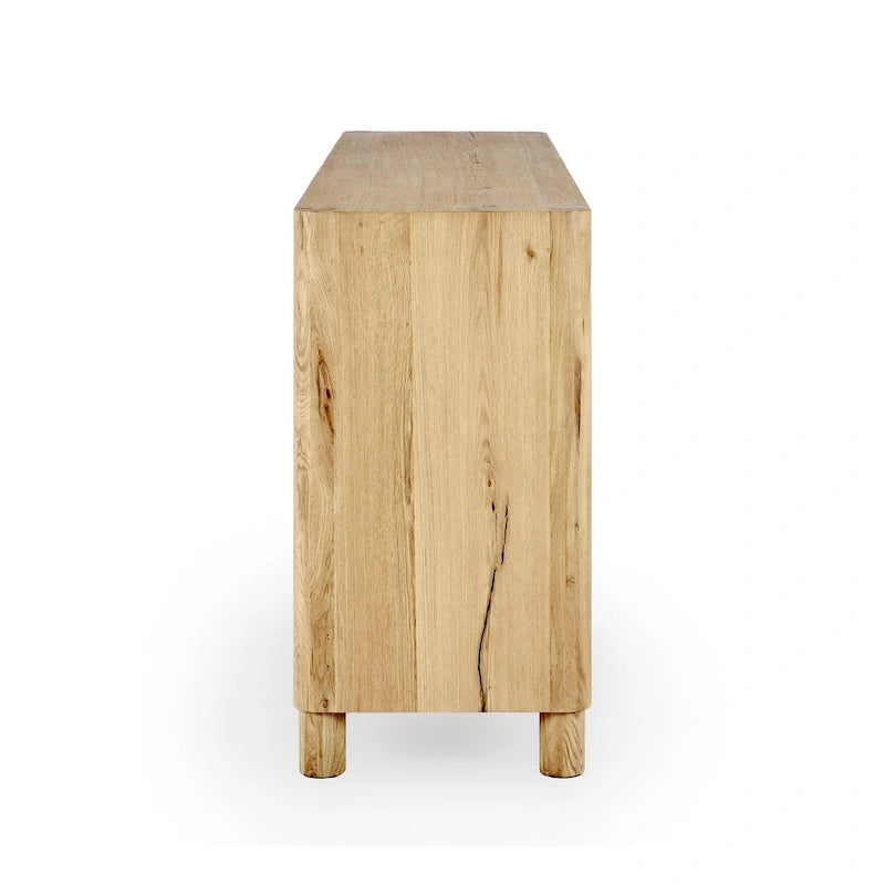 Buffet chêne 4 portes - 80Lx22Px33H