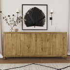 Buffet chêne 4 portes - 80Lx22Px33H