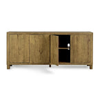 Buffet chêne 4 portes - 80Lx22Px33H