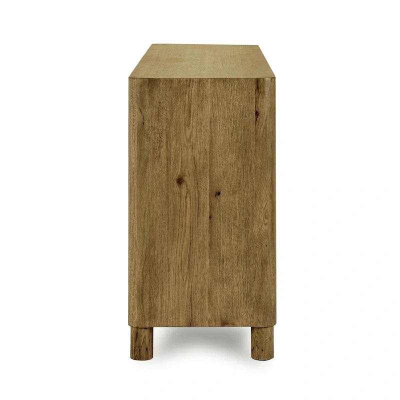 Buffet chêne 4 portes - 80Lx22Px33H