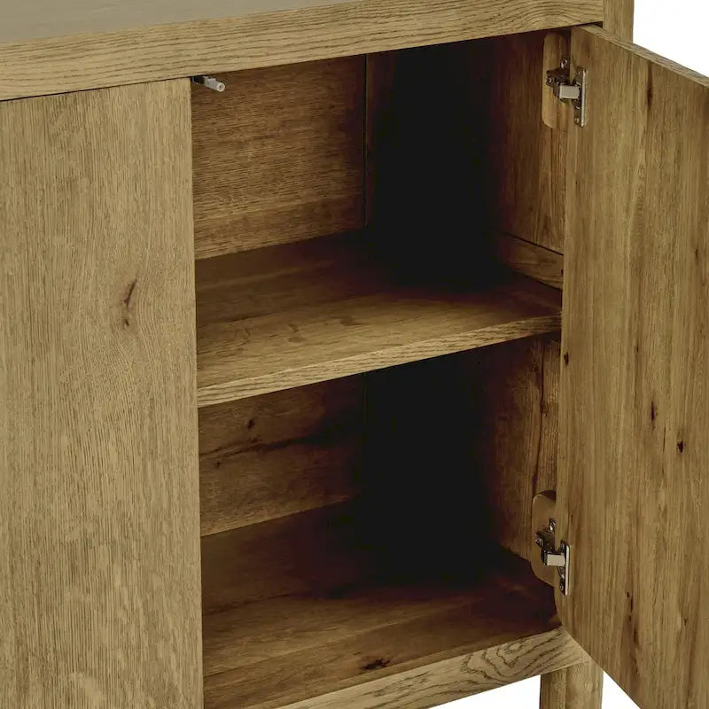 Buffet chêne 4 portes - 80Lx22Px33H