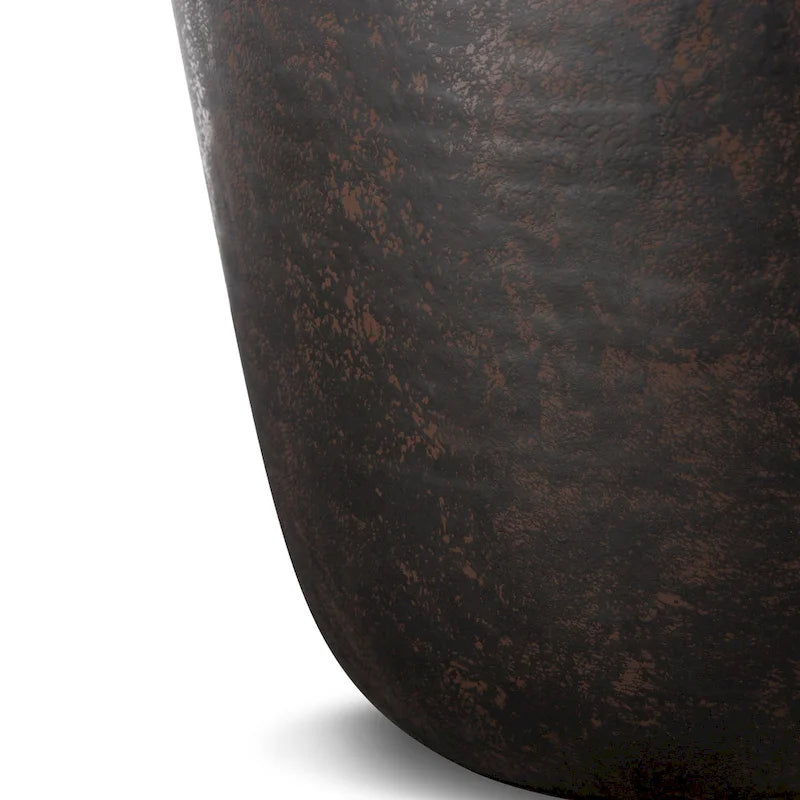 Table d'appoint industrielle en métal de 20 pouces de large, entièrement assemblée - 20 L x 20 P x 22 H