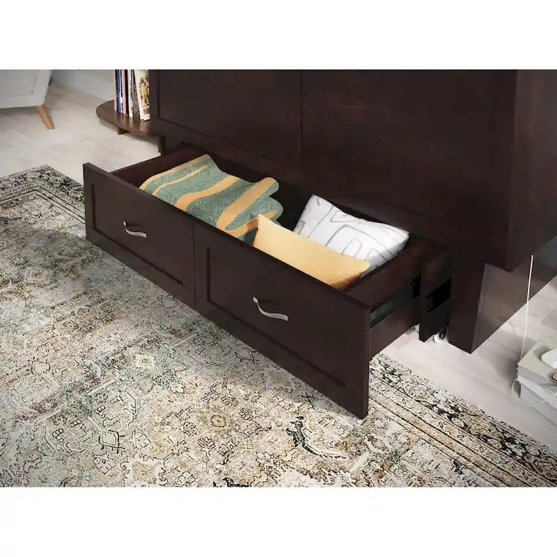 Lit escamotable Queen avec matelas