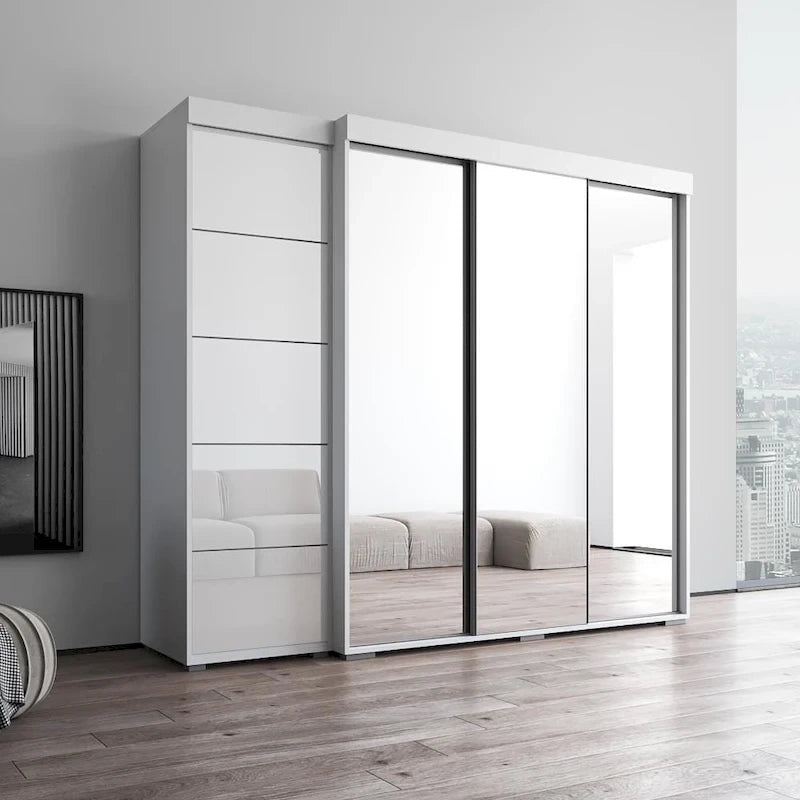 Armoire Aria 3D-EX avec 3 miroirs