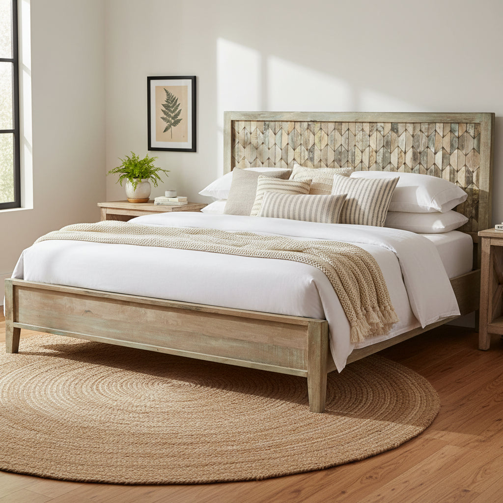 Cordoba Vintage Reclaimed Teak Bed
