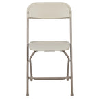Chaise pliante en plastique – Lot de 10 – Capacité de poids de 295 kg – Chaise d'événement