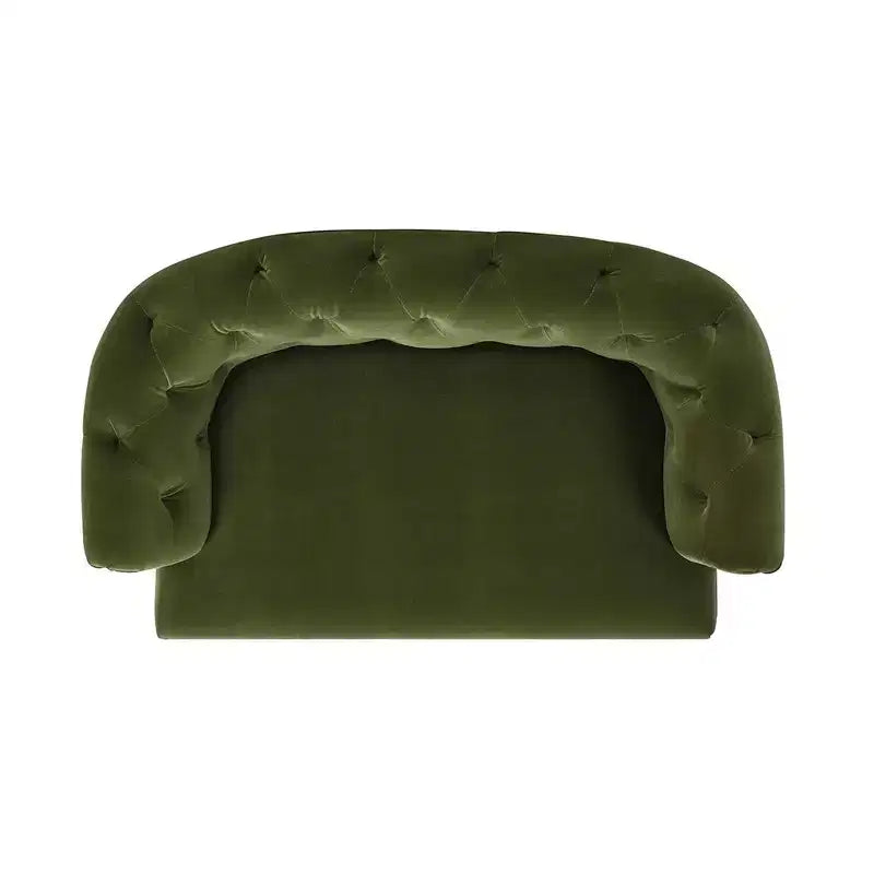 Jennifer Taylor Home Kiki Canapé-lit Chesterfield pour chien de 36,5 po, taille M