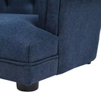 Jennifer Taylor Home Kiki Canapé-lit Chesterfield pour chien de 36,5 po, taille M