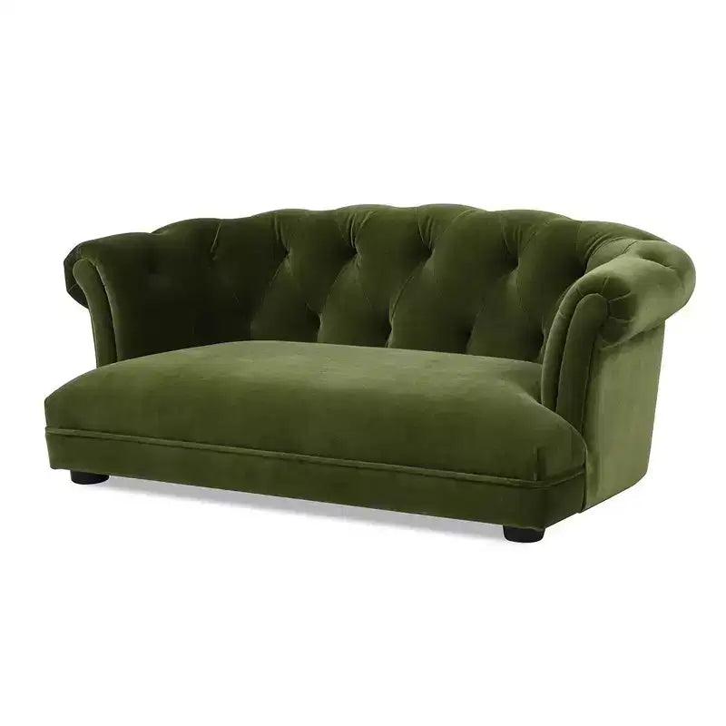 Jennifer Taylor Home Kiki Canapé-lit Chesterfield pour chien de 36,5 po, taille M