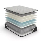 Matelas hybride moelleux Signature Design by Ashley Palisades de 14 pouces avec mousse mémoire à réponse rapide