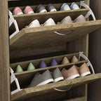 Meuble à chaussures d'entrée Famapy avec 2 tiroirs basculants