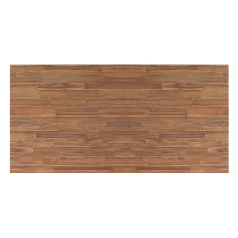 Table de salle à manger rectangulaire de 75 pouces avec pieds carrés