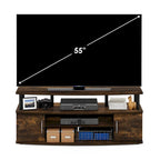Meuble TV grand format Furinno JAYA pour téléviseurs jusqu'à 55 pouces