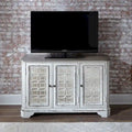 Console de couloir miroir blanc antique Magnolia Manor