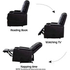 Fauteuil inclinable multiposition motorisé de cinéma maison Ebello