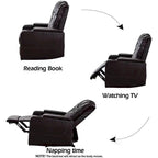 Fauteuil inclinable multiposition motorisé de cinéma maison Ebello