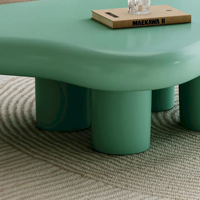 48,5 Table Basse Moderne Forme Nuage 4 Pieds