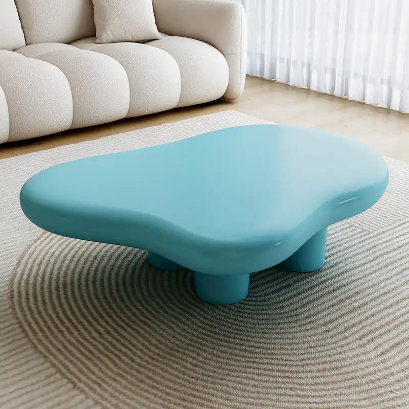 48,5 Table Basse Moderne Forme Nuage 4 Pieds