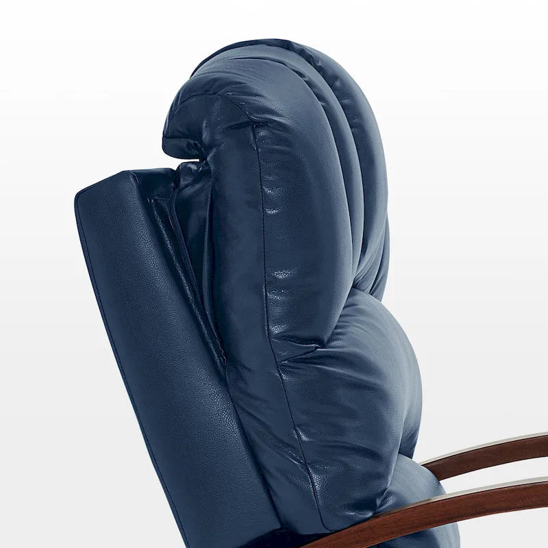 Fauteuil inclinable, pivotant et berçant électrique en similicuir avec appuie-tête réglable pour chambre de bébé, PR616