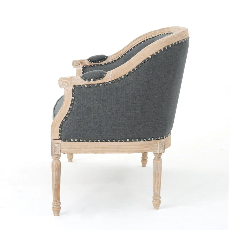 Causeuse capitonnée Faye par Christopher Knight Home