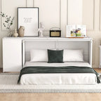 Lit escamotable Queen Size avec bureau rotatif