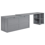 Lit escamotable Queen Size avec bureau rotatif