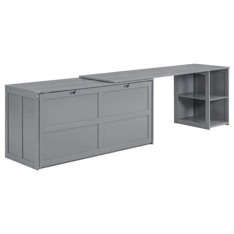 Lit escamotable Queen Size avec bureau rotatif