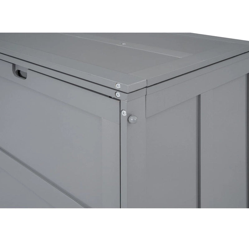 Lit escamotable Queen Size avec bureau rotatif
