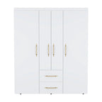Armoire Bariloche avec tringles, étagères et 2 tiroirs