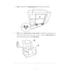 Fauteuil inclinable électrique avec fonction de levage pour personnes âgées, avec pochette latérale