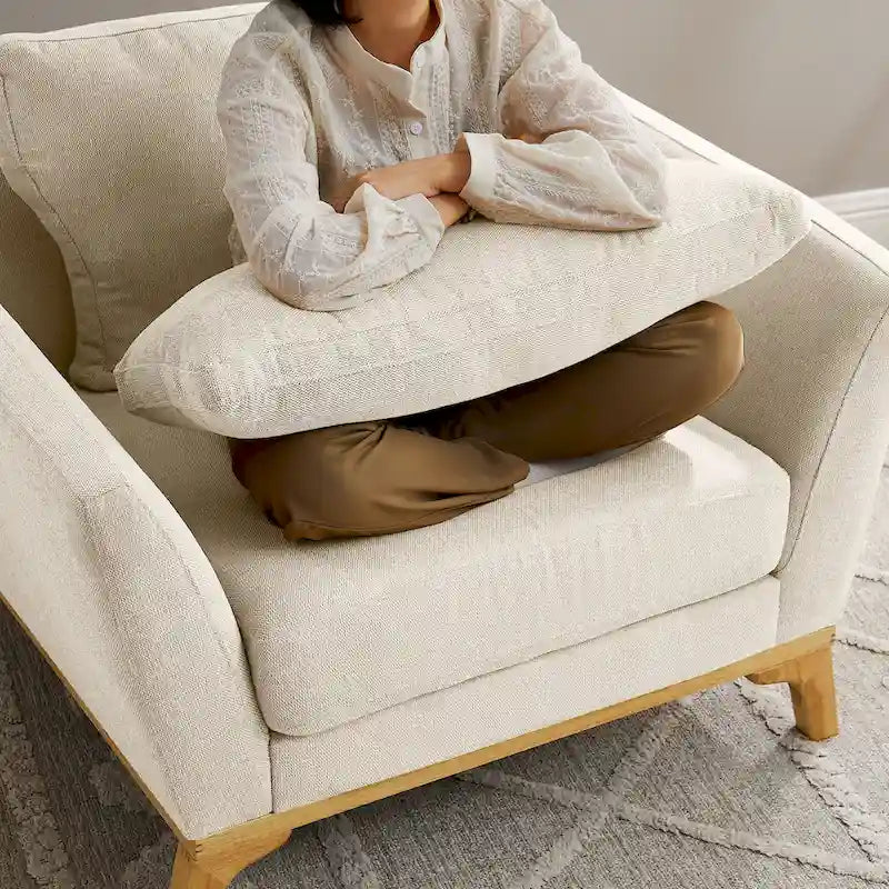 Fauteuil d'appoint moderne à accoudoirs évasés VANOMi 41.7