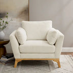 Fauteuil d'appoint moderne à accoudoirs évasés VANOMi 41.7