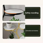 Support de Plante en Métal, Étagère à Fleurs d'Intérieur Multi-Niveaux, Étagère d'Angle pour Plantes, Support de Pot de Fleurs Haut, Étagère de Rangement pour Patio, Salon