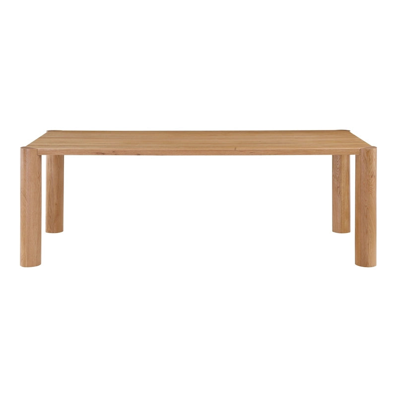 Table à manger moderne en chêne massif Posy Aurelle Home