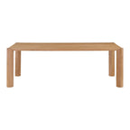 Table à manger moderne en chêne massif Posy Aurelle Home