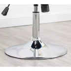 Fauteuil d'appoint pivotant Roundhill Furniture Noas en velours capitonné, bleu