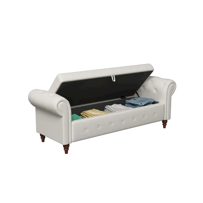 Banc ottoman avec rangement