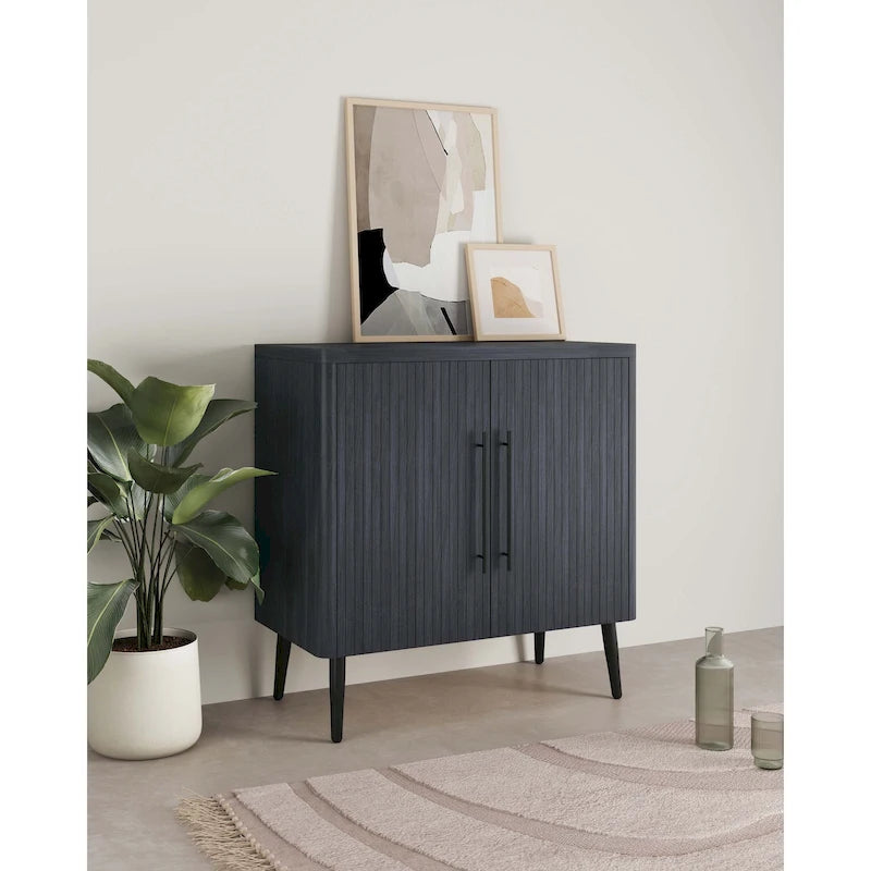 Armoire d'appoint confortable style Mid-Century Moderne