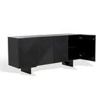 Buffet en bois 4 portes - 68Lx18Px30H