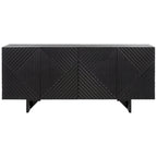 Buffet en bois 4 portes - 68Lx18Px30H