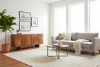 Buffet en bois 4 portes - 68Lx18Px30H