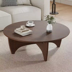 Table Basse Ronde en Bois Massif PexFix