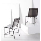 Chaise de salle à manger en acrylique Bryant (Lot de 2) - SFV2566 - Gris fumé/Bronze canon - Safavieh Couture