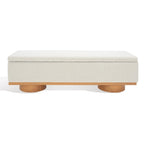 Banc de rangement Sunneva Boucle SAFAVIEH Couture - 61 po L x 20 po P x 19 po H - 61Lx20Px19H