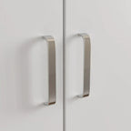 Armoire de chambre autonome à 2 portes avec tringle à vêtements
