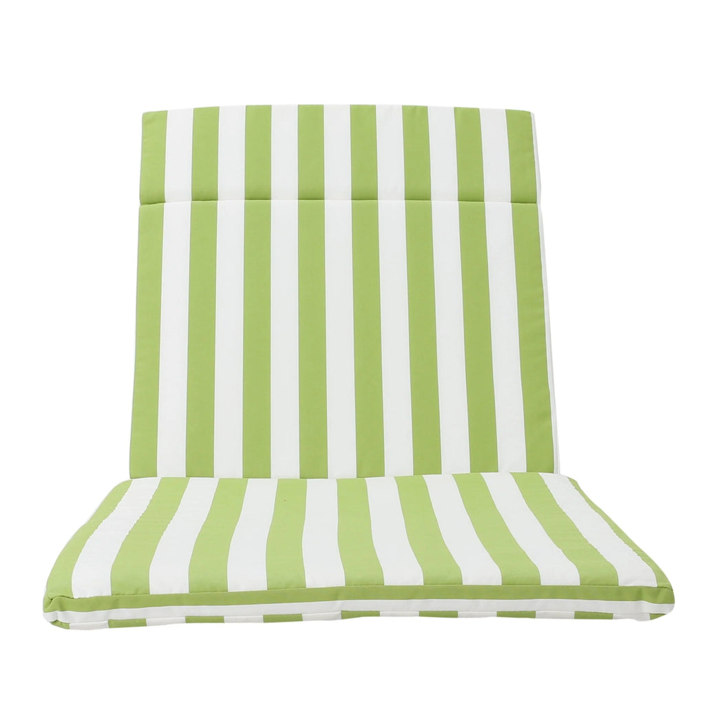 Ensemble de coussins d'extérieur Salem pour chaise longue - Coussins uniquement (lot de 2) par Christopher Knight Home - 79,25L x 27,50W x 1,50H