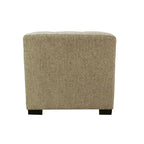 MJL Furniture Pouf carré capitonné 4 boutons Text2 Olivia