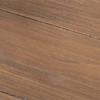 Ensemble de salle à manger Roundhill Furniture Arch en chêne vieilli : table ronde, quatre chaises